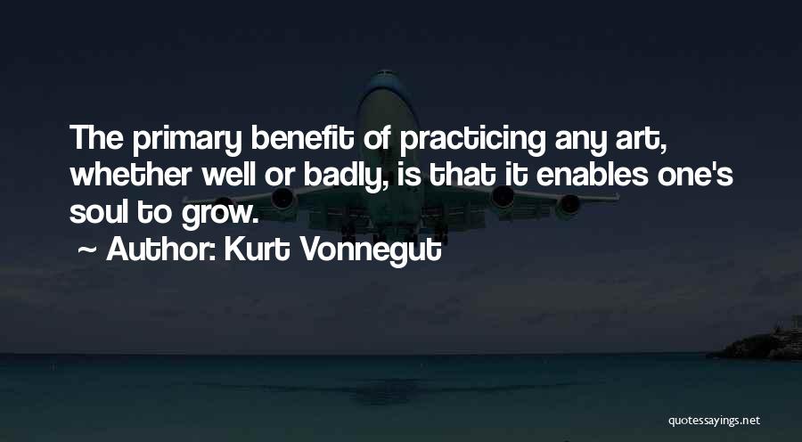 Practicing Writing Quotes By Kurt Vonnegut