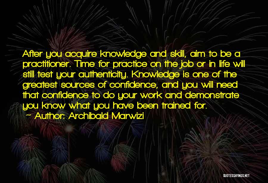 Practitioner Quotes By Archibald Marwizi