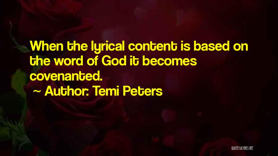 Praise And Worship God Quotes By Temi Peters
