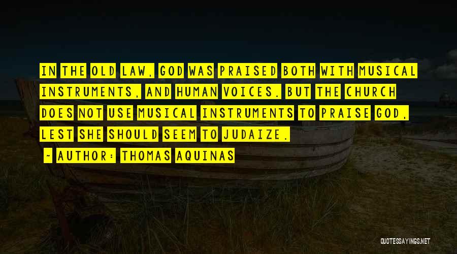 Praise To God Quotes By Thomas Aquinas