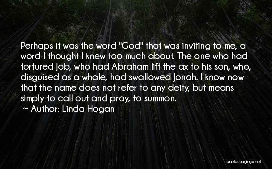 Pray About It Quotes By Linda Hogan