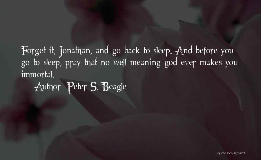 Pray Before You Sleep Quotes By Peter S. Beagle