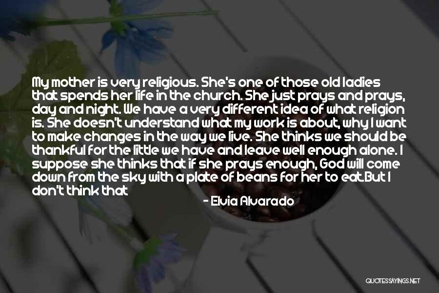 Pray For My Mother Quotes By Elvia Alvarado