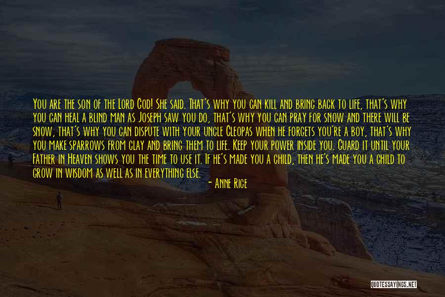 Pray For My Son Quotes By Anne Rice Pray For My Son Quotes By Anne Rice