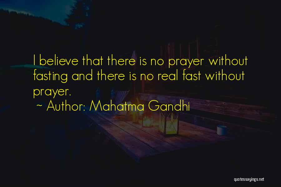 Prayer And Fasting Quotes By Mahatma Gandhi