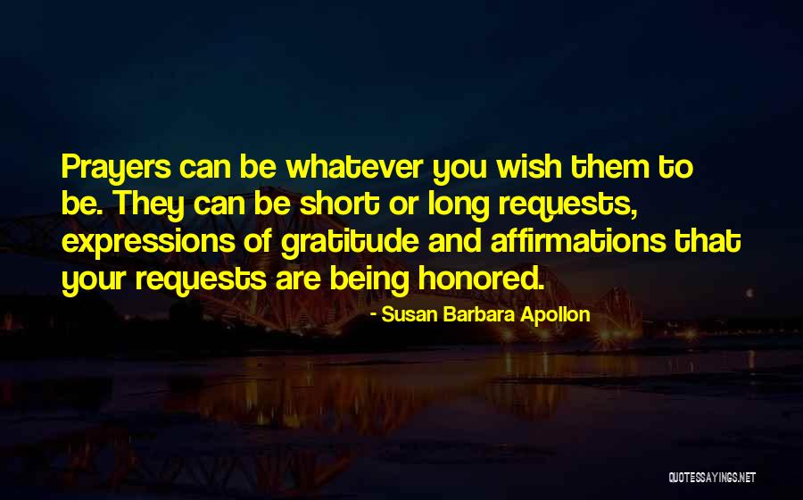 Prayer And Healing Quotes By Susan Barbara Apollon