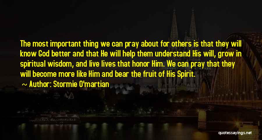 Prayer And Inspirational Quotes By Stormie O'martian