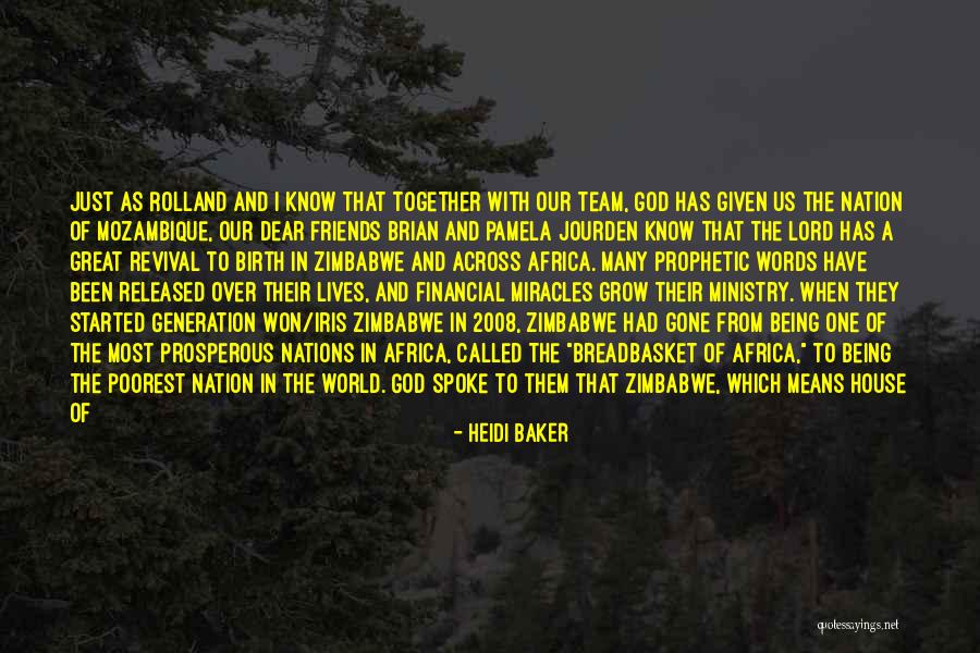 Prayer And Revival Quotes By Heidi Baker Prayer And Revival Quotes By Heidi Baker