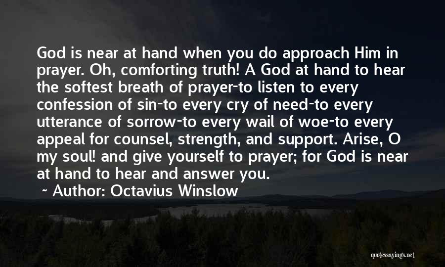 Prayer And Strength Quotes By Octavius Winslow