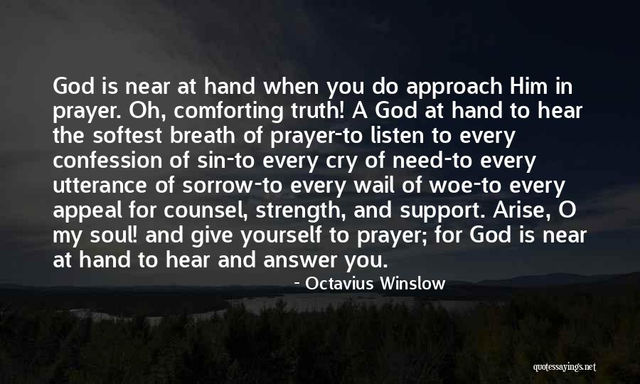 Prayer And Strength Quotes By Octavius Winslow