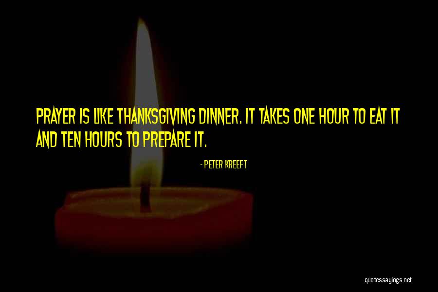 Prayer And Thanksgiving Quotes By Peter Kreeft