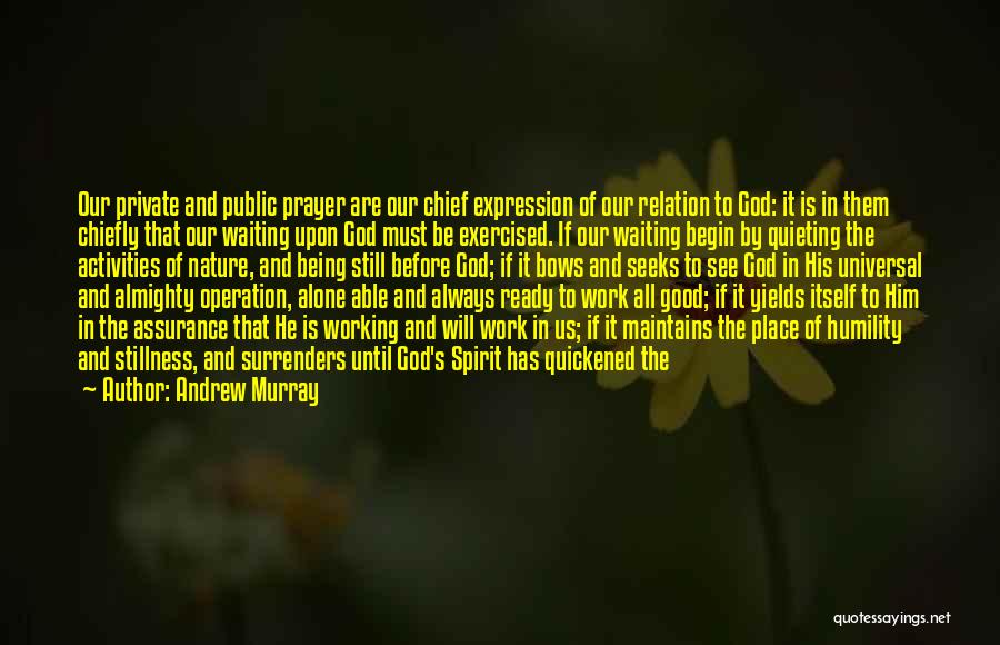 Prayer Andrew Murray Quotes By Andrew Murray