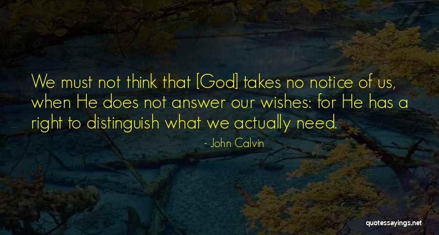 Prayer Answer Quotes By John Calvin