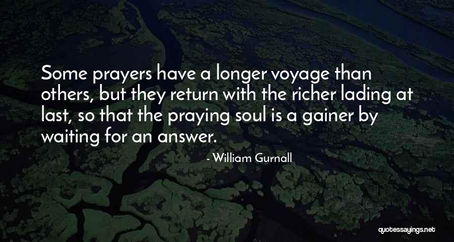 Prayer Answer Quotes By William Gurnall