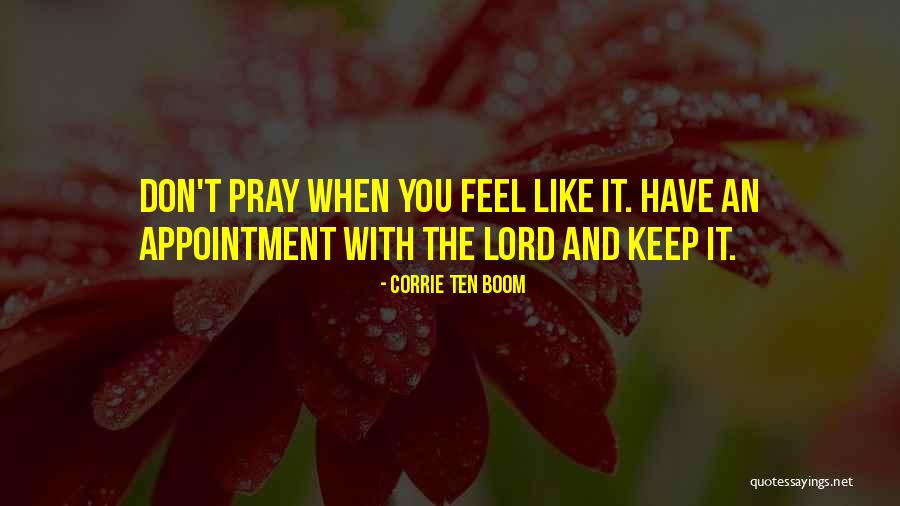 Prayer Corrie Ten Boom Quotes By Corrie Ten Boom