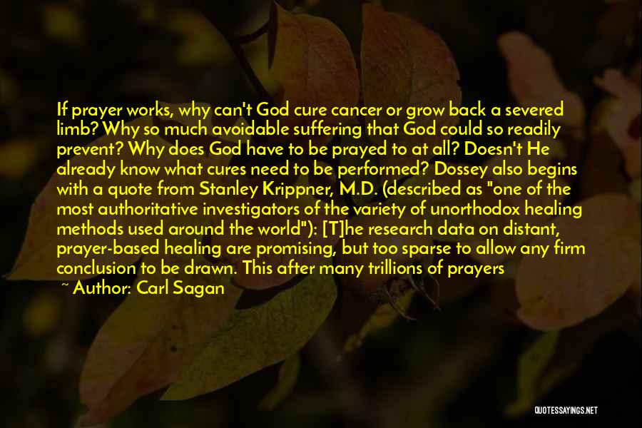 Prayer For Healing Cancer Quotes By Carl Sagan