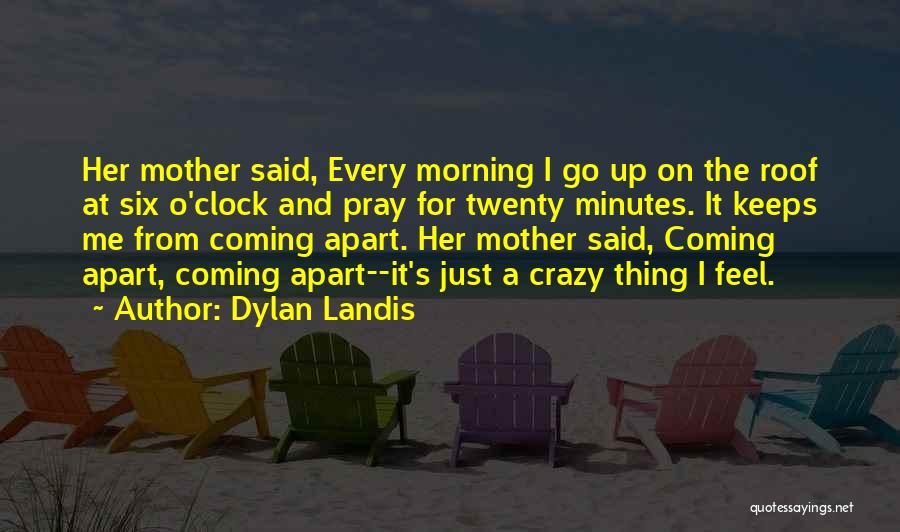 Prayer For Morning Quotes By Dylan Landis