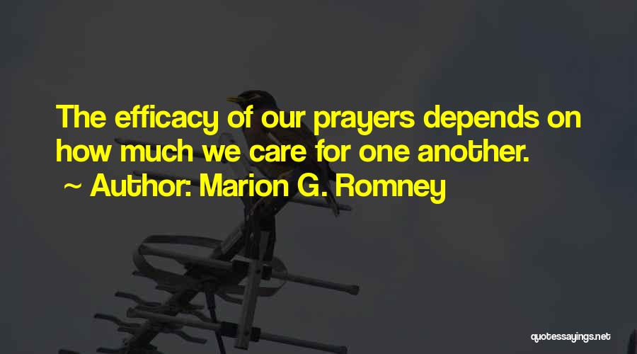 Prayer For One Another Quotes By Marion G. Romney