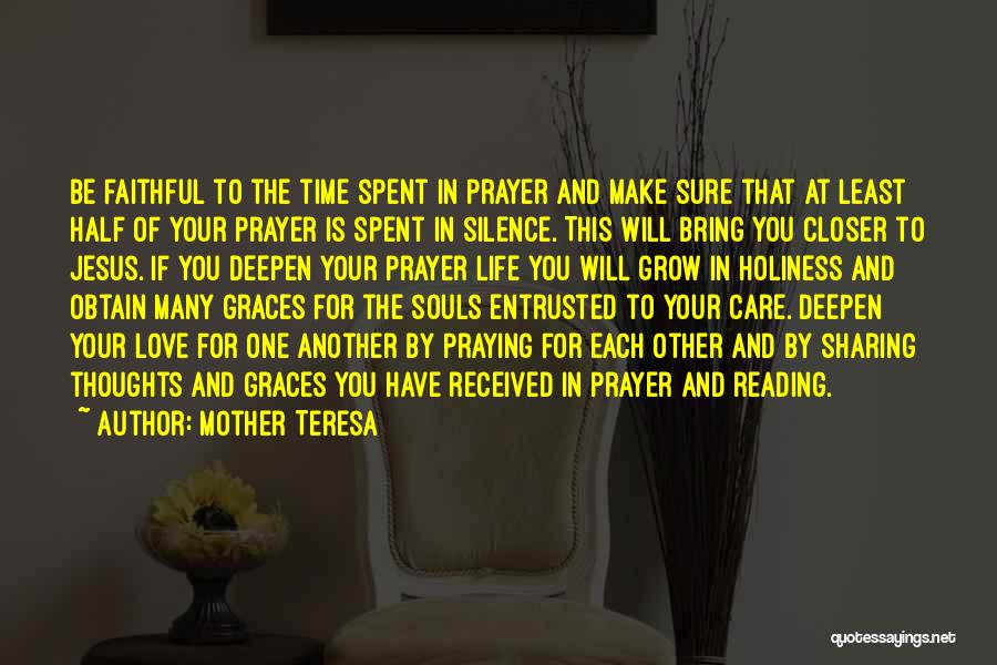 Prayer For One Another Quotes By Mother Teresa
