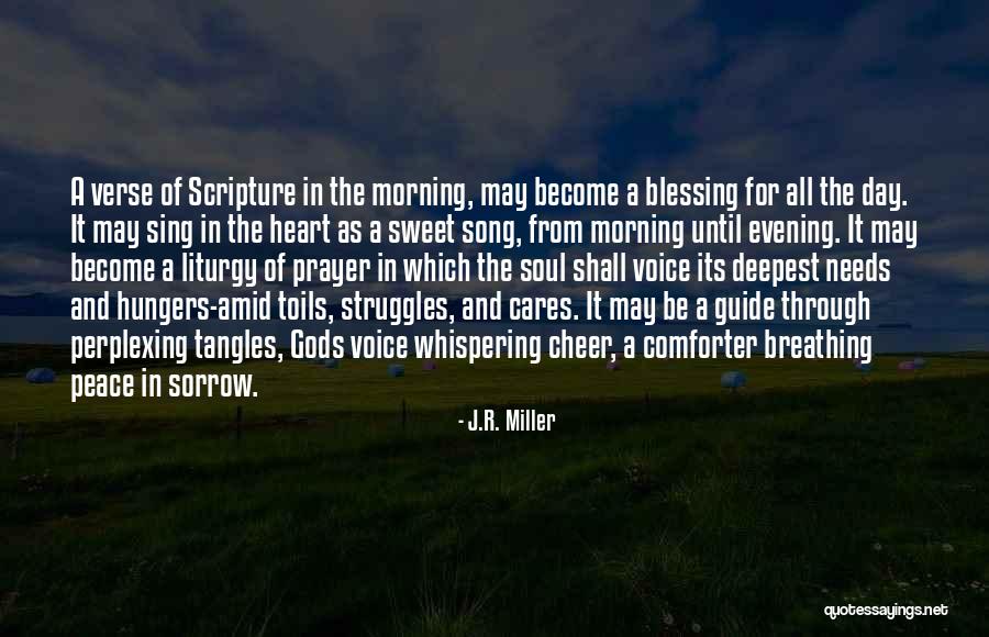 Prayer For Peace Quotes By J.R. Miller Prayer For Peace Quotes By J.R. Miller