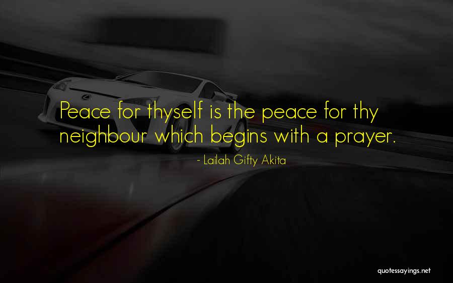 Prayer For Peace Quotes By Lailah Gifty Akita Prayer For Peace Quotes By Lailah Gifty Akita