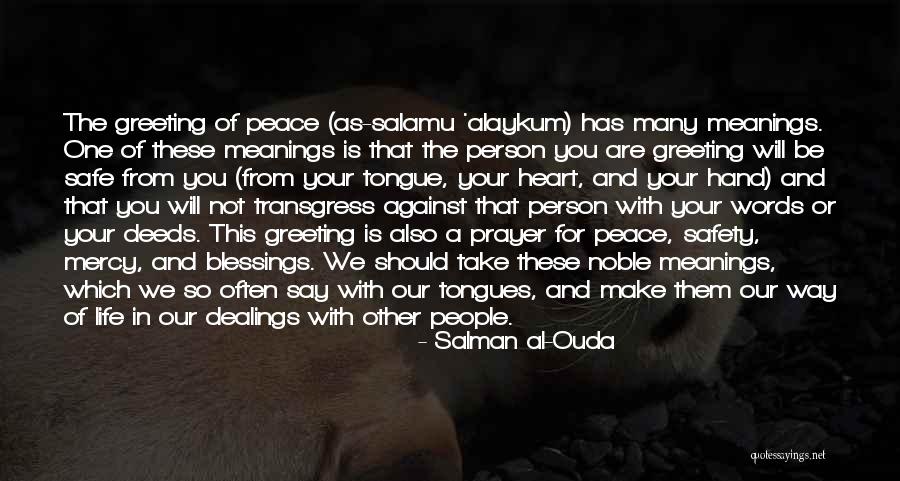 Prayer For Peace Quotes By Salman Al-Ouda Prayer For Peace Quotes By Salman Al-Ouda