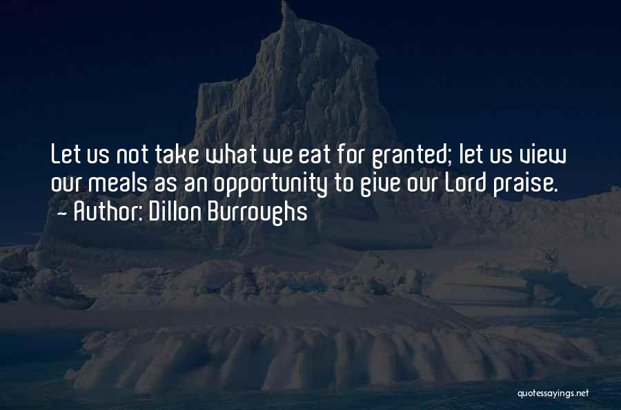 Prayer Granted Quotes By Dillon Burroughs