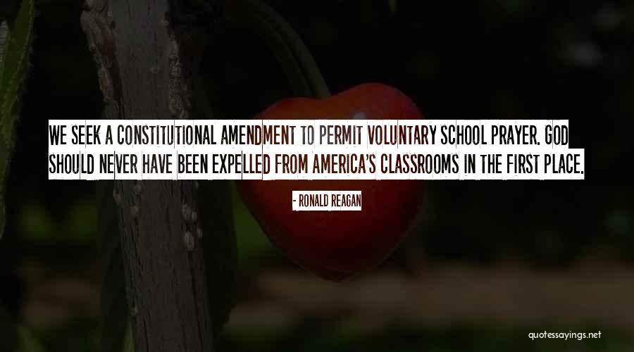Prayer In School Quotes By Ronald Reagan Prayer In School Quotes By Ronald Reagan