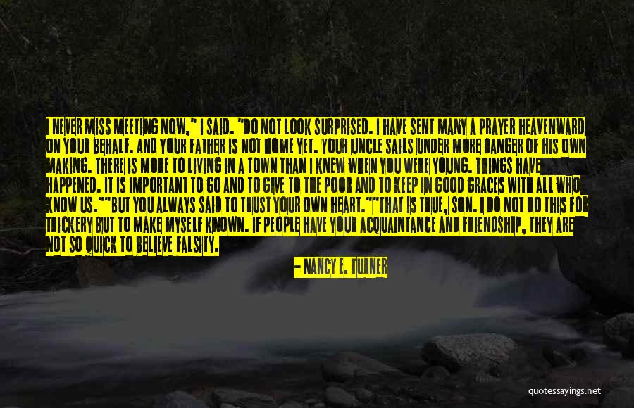 Prayer Meeting Quotes By Nancy E. Turner Prayer Meeting Quotes By Nancy E. Turner