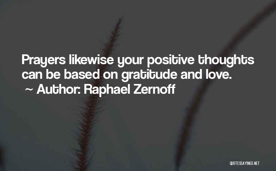 Prayer Positive Quotes By Raphael Zernoff