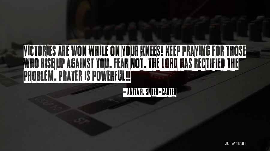 Prayer Powerful Quotes By Anita R. Sneed-Carter