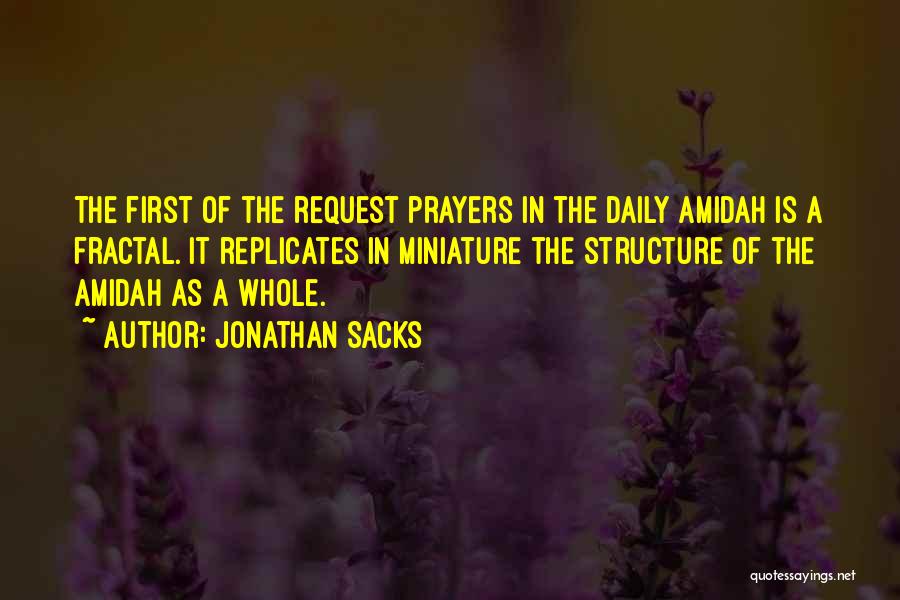 Prayer Request Quotes By Jonathan Sacks