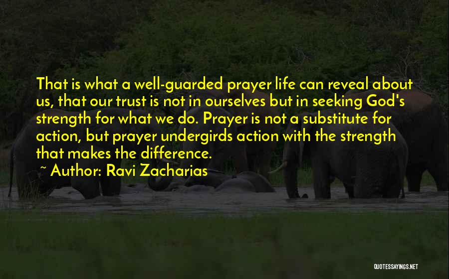 Prayer Without Action Quotes By Ravi Zacharias
