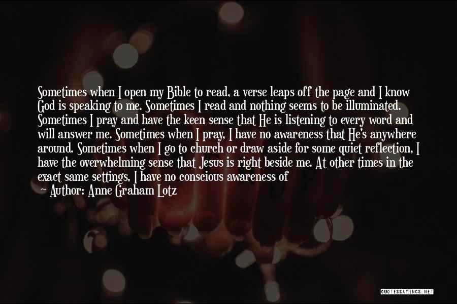 Prayerful Quotes By Anne Graham Lotz