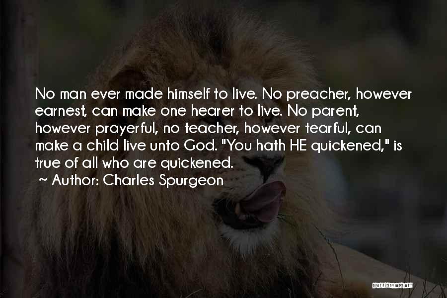 Prayerful Quotes By Charles Spurgeon