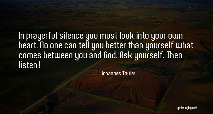 Prayerful Quotes By Johannes Tauler