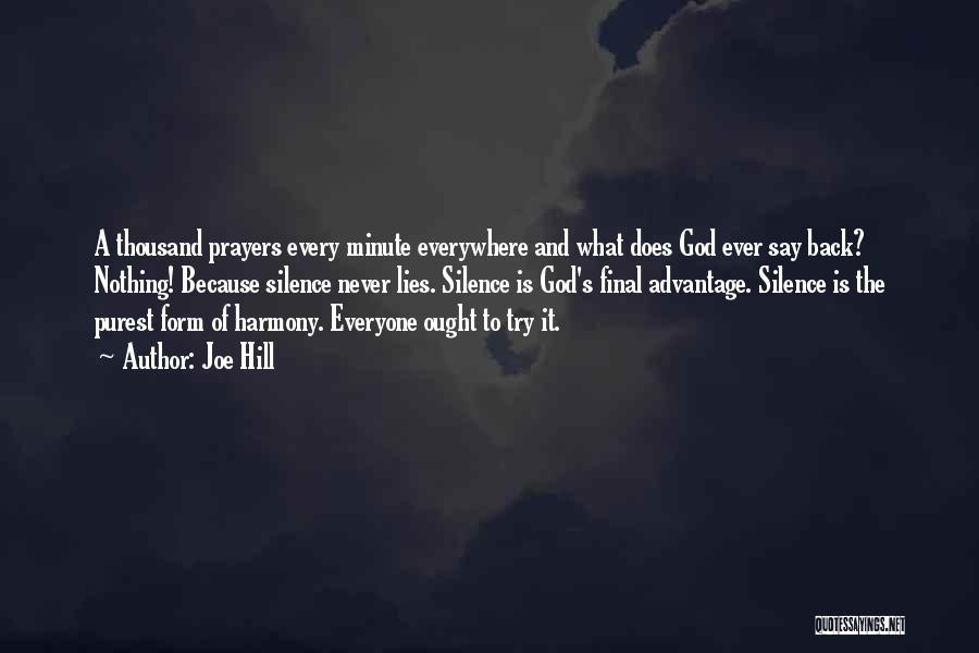 Prayers For Everyone Quotes By Joe Hill