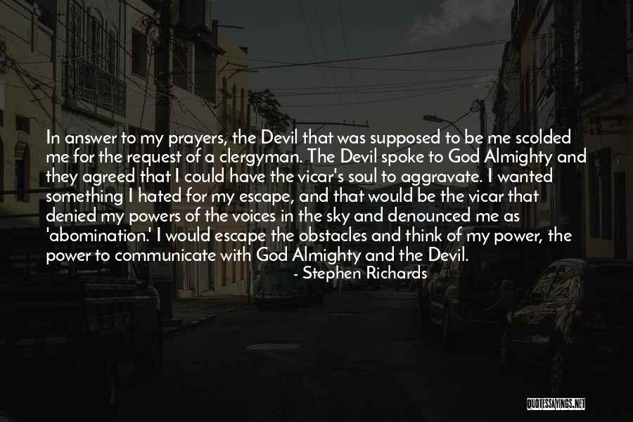 Prayers The Devil Quotes By Stephen Richards Prayers The Devil Quotes By Stephen Richards