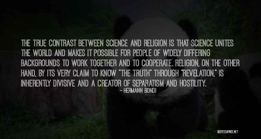 Prayin Quotes By Hermann Bondi Prayin Quotes By Hermann Bondi