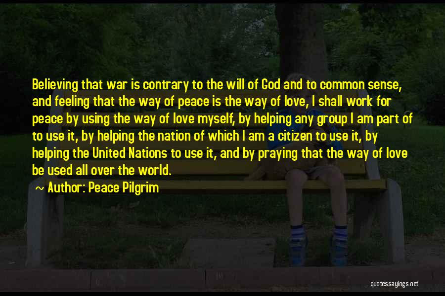 Praying For Our Nation Quotes By Peace Pilgrim