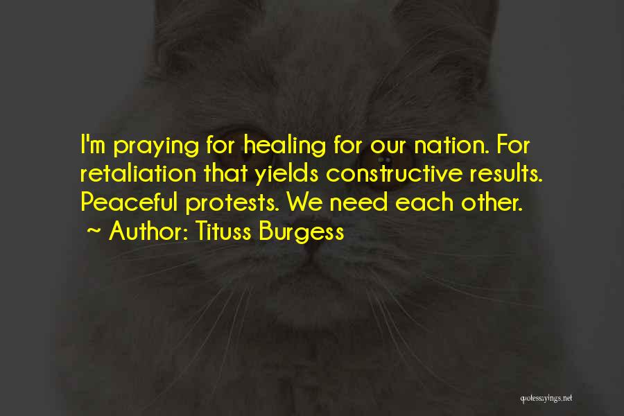 Praying For Our Nation Quotes By Tituss Burgess