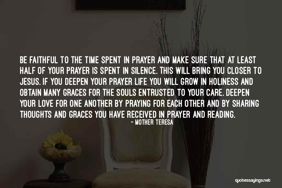 Praying In Silence Quotes By Mother Teresa Praying In Silence Quotes By Mother Teresa
