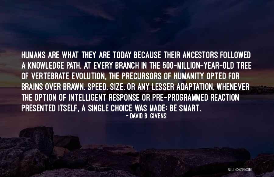 Pre Humans Quotes By David B. Givens Pre Humans Quotes By David B. Givens