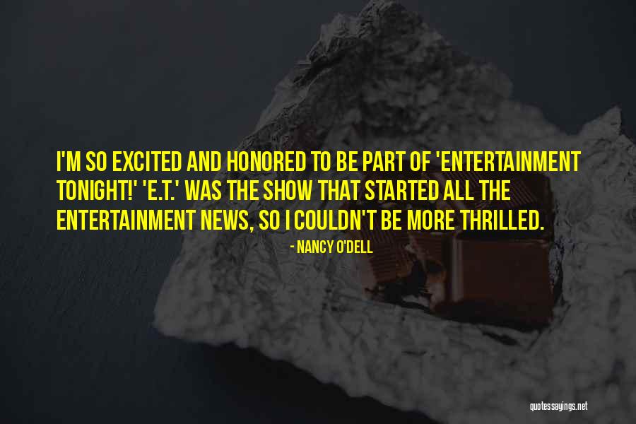 Pre Nuptial Quotes By Nancy O'Dell Pre Nuptial Quotes By Nancy O'Dell