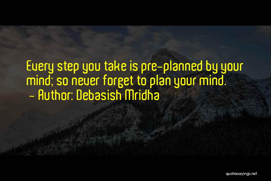 Pre Plan Quotes By Debasish Mridha