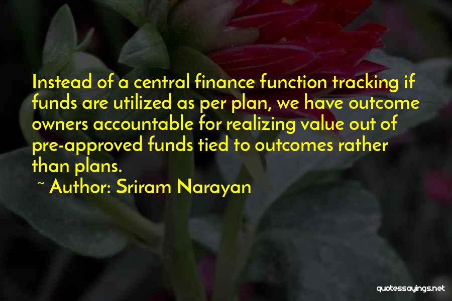 Pre Plan Quotes By Sriram Narayan