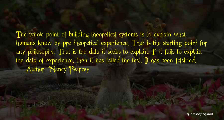 Pre Test Quotes By Nancy Pearcey