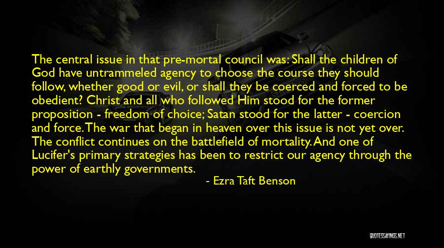 Pre War Quotes By Ezra Taft Benson