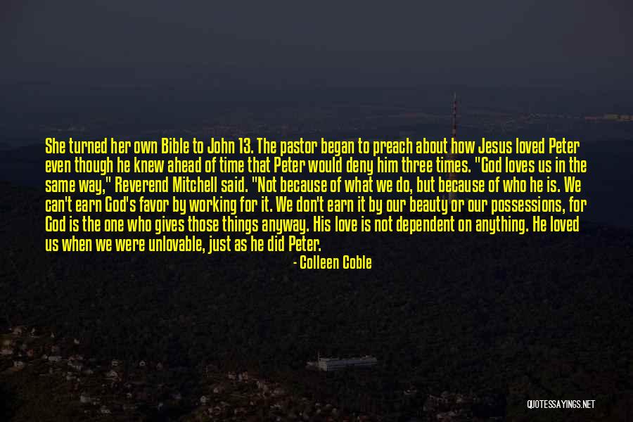 Preach Bible Quotes By Colleen Coble