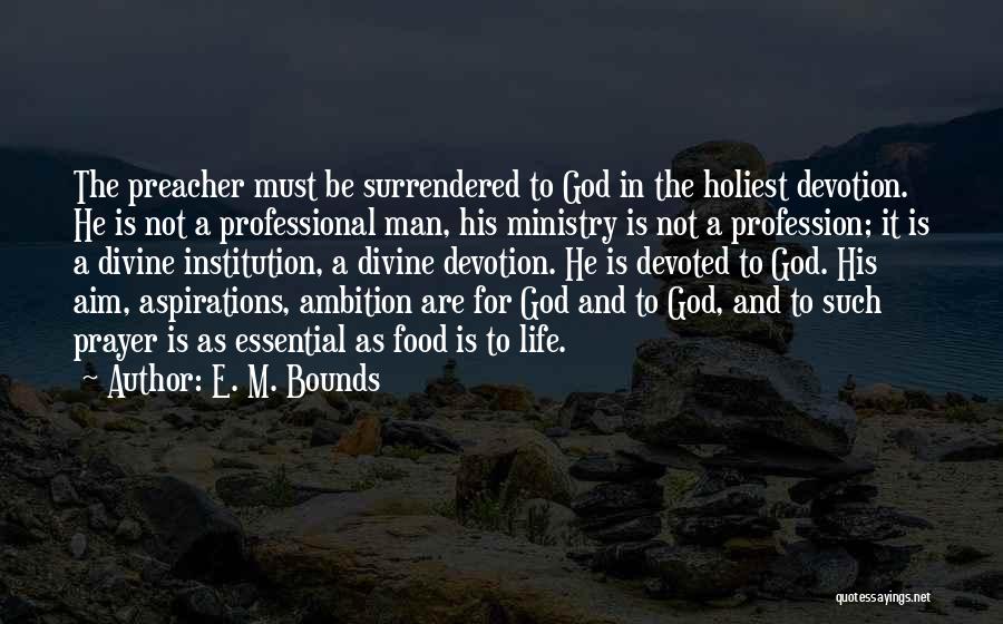 Preacher Man Quotes By E. M. Bounds